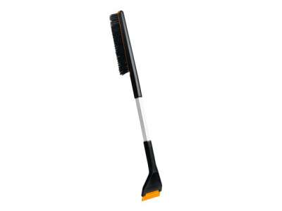 Щетка для снега 76см со скребком Plus FISKARS (щетка-сметка снеговая, съемный скребок) наличный и безналичный расчет