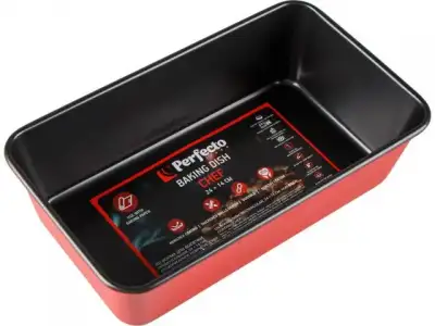 Форма для выпечки, прямоугольная, 24х14 см, антипригарное покрытие, CHEF,  PERFECTO LINEA наличный и безналичный расчет