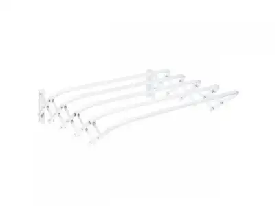 Сушилка для белья настенная складная, 6м, 1200х450х185, цвет белый, NIKA наличный и безналичный расчет