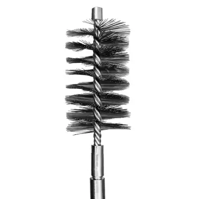 Щетка (ёрш) стальная 60 мм, М12 для чистки труб GRAFF наличный и безналичный расчет