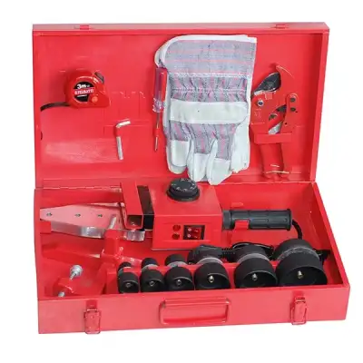 Аппарат для сварки полипропиленовых труб 1500, 1500 Вт, насадки 20-63 мм наличный и безналичный расчет