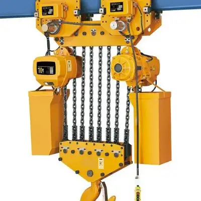 Таль электрическая цепная TOR ТЭЦП (HHBD10-04T) 10,0 т 6 м 380В (серия G) наличный и безналичный расчет