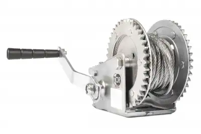 Лебедка ручная TOR ЛН-1200 (LHW) г/п 0,5 т длина троса 20 м (серия G) наличный и безналичный расчет