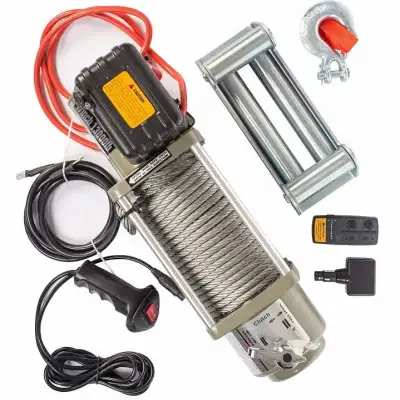 Лебедка автомобильная TOR ЛА SEC13000 г/п 5897 кг 28 м 24V наличный и безналичный расчет