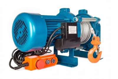 Лебедка TOR ЛЭК-1000 E21 (KCD) 1000 кг 380 В с канатом 100 м (J) наличный и безналичный расчет