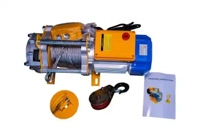 Лебедка электрическая TOR КCD (TSA) 300/600 40/20 м 220В (алюминиевый корпус) наличный и безналичный расчет