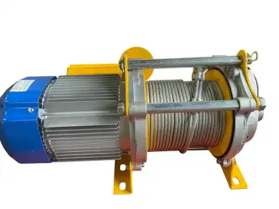 Лебедка электрическая TOR КCD (TSA) 500/1000 50/25 м 220В (алюминиевый корпус) наличный и безналичный расчет