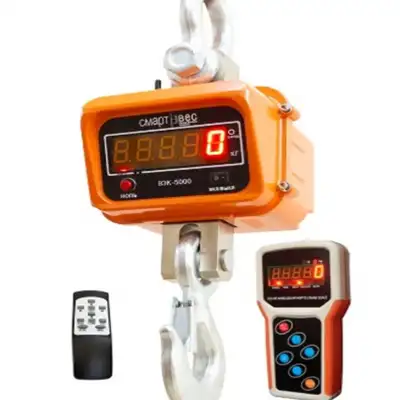 Весы крановые ВЭК-3000 с дублированием показаний на пульт наличный и безналичный расчет