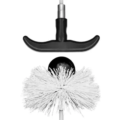 Набор для чистки дымохода на гибком троссе 3000 мм с нейлоновой щеткой 100 мм GRAFF наличный и безналичный расчет