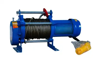 Лебедка TOR ЛЭК-500 E21 (KCD) 500/1000 кг 220 В с канатом 100/50 м (T) наличный и безналичный расчет