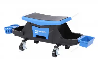 Сиденье ремонтное NORDBERG на колесах с выдвижным лотком для инструмента N30S12 наличный и безналичный расчет