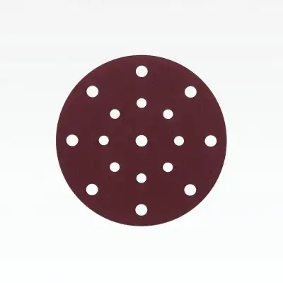 STEHER BOS-150-S 150 мм, Р120, шлифовальный круг на липучке, 17 отв., 5 шт. (35684-120) наличный и безналичный расчет