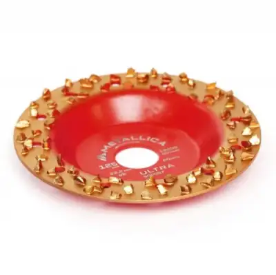 Чашка твердосплавная шлифовальная METALLICA Ultra 125х22,2 мм, #8, плоская, по дереву. В кор. наличный и безналичный расчет