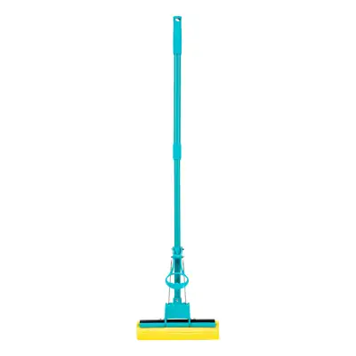 Швабра отжимная, 110 см, губка PVA 26х5,5х6 см, телескопическая рукоятка, бирюзовая, Home Palisad наличный и безналичный расчет