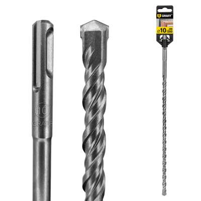 Бур (сверло) по бетону 10 мм длина 290 мм SDS-plus GRAFF наличный и безналичный расчет