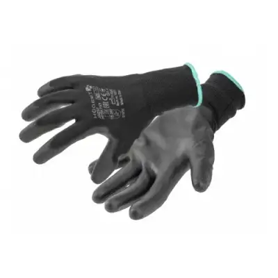 Перчатки рабочие с полиуретановым покрытием JAGST, размер 11 "Hoegert" наличный и безналичный расчет