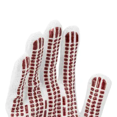 Перчатки трикотажные, х/б, ПВХ-гель Протектор, для точных работ, 13 класс Сибртех наличный и безналичный расчет