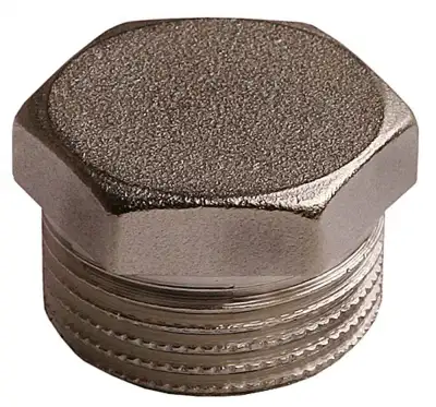 GENERAL FITTINGS 3/4″, наружная резьба никель, заглушка (51097-S-3/4) наличный и безналичный расчет