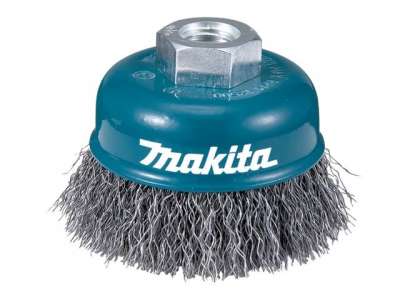 Щетка д/шлиф.маш. проволочная чашечная 75 мм MAKITA (для УШМ, d75 мм, толщ. проволоки 0.5 мм, нержавейка, M14х2) наличный и безналичный расчет