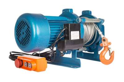 Лебедка TOR ЛЭК-300 E21 (KCD) 300/600 кг 220 В с канатом 30/15 м (T) наличный и безналичный расчет