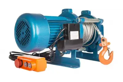 Лебедка TOR ЛЭК-300 E21 (KCD) 300/600 кг 220 В с канатом 30/15 м (T) наличный и безналичный расчет