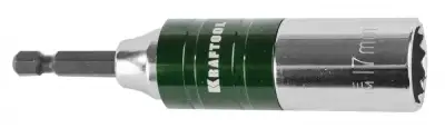 KRAFTOOL 17 мм, 1 шт, бита с торцовой головкой (26397-17) наличный и безналичный расчет