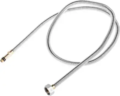 ЗУБР 1/2″, 1.2 м, гайка-штуцер, сильфонная подводка для смесителей с удлиненным штуцером (51013-120) наличный и безналичный расчет