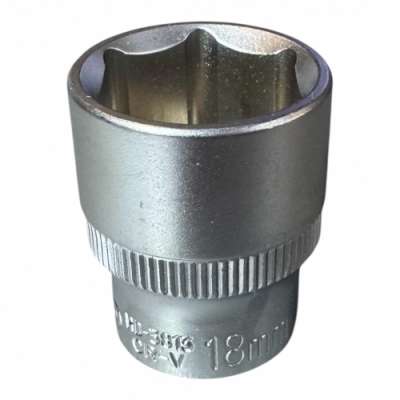 Головка торцевая 3/8" 6гр. 18мм L30мм CrV "H-D" наличный и безналичный расчет