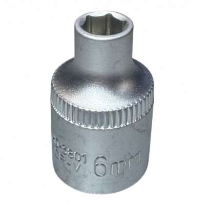 Головка торцевая 3/8" 6гр.  6мм L28мм CrV "H-D" наличный и безналичный расчет