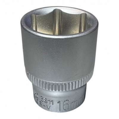 Головка торцевая 3/8" 6гр. 16мм L28мм CrV "H-D" наличный и безналичный расчет