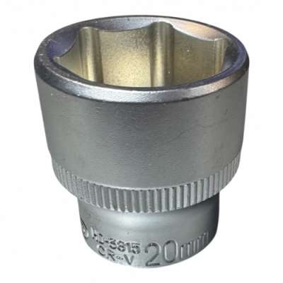 Головка торцевая 3/8" 6гр. 20мм L30мм CrV "H-D" наличный и безналичный расчет