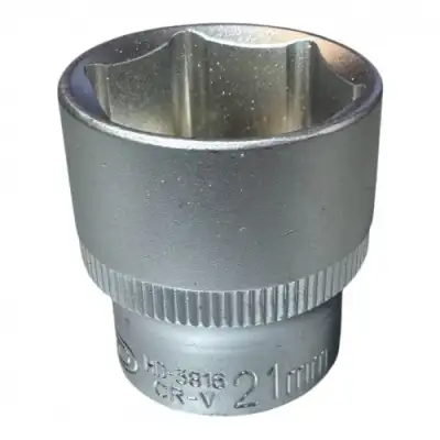 Головка торцевая 3/8" 6гр. 21мм L32мм CrV "H-D" наличный и безналичный расчет