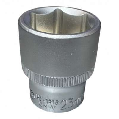 Головка торцевая 1/2" 6гр. 23мм L38мм CrV "H-D" наличный и безналичный расчет
