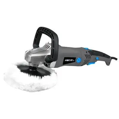 Полировальная шлифмашина RÖGEL, 1400 Вт, 600-3000 об/мин, пов. рукоятка, бронир. ротор, диск 180 мм наличный и безналичный расчет