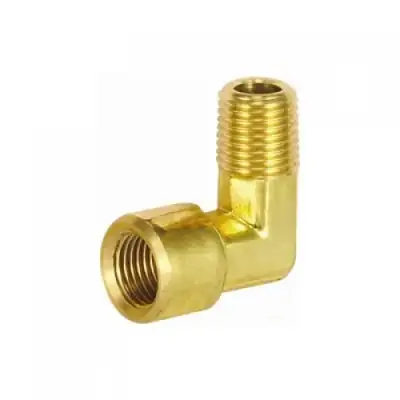 Штуцер пневматический угловой с резьбами F1/2" х M1/2" (латунь) "H-D" наличный и безналичный расчет