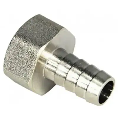 Штуцер пневматический внутренняя резьба 1/4" - "елочка" 10мм "H-D" наличный и безналичный расчет