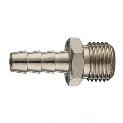 Штуцер пневматический наружная резьба 1/4" - "елочка" 10мм "H-D" наличный и безналичный расчет