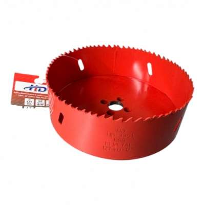 Коронка биметаллическая по металлу и дереву 127мм., L38мм., 5/8"-18UNF, HSS M3 "H-D" наличный и безналичный расчет