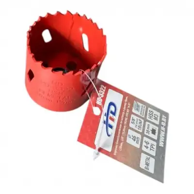 Коронка биметаллическая по металлу и дереву 46мм., L38мм., 5/8"-18UNF, HSS M3 "H-D" наличный и безналичный расчет