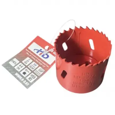 Коронка биметаллическая по металлу и дереву 51мм., L38мм., 5/8"-18UNF, HSS M3 "H-D" наличный и безналичный расчет