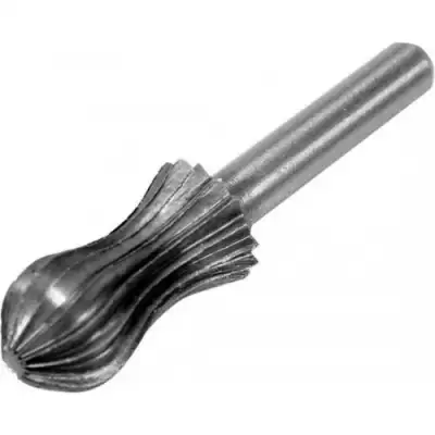 Шарошка металлическая грушевидная 13x25x55мм для обработки металла "H-D" наличный и безналичный расчет