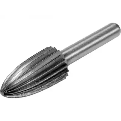 Шарошка металлическая коническая 13х25x55мм для обработки металла "H-D" наличный и безналичный расчет