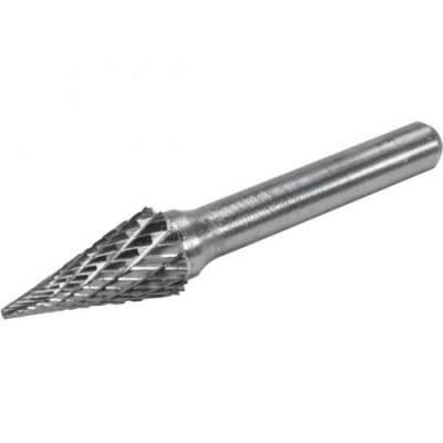 Шарошка металлическая коническая заостренная 10х18x58мм для обработки металла "H-D" наличный и безналичный расчет