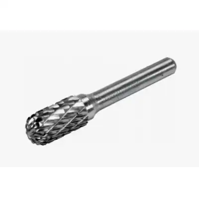Шарошка металлическая цилиндрическая с закругленным кончиком 10х16x56мм для обработки металла "H-D" наличный и безналичный расчет