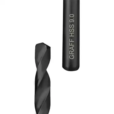 Сверло по металлу 9,0 мм парооксидированное GRAFF россыпь наличный и безналичный расчет