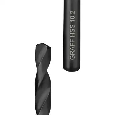 Сверло по металлу 10,2 мм парооксидированное GRAFF россыпь наличный и безналичный расчет
