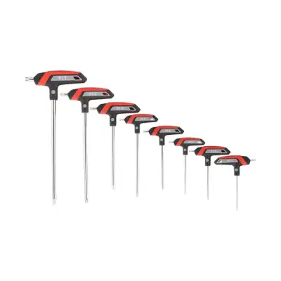 Набор ключей TORX P.I.T. ADVANCE, 8 шт, Т-образная рукоятка, 2 стержня, Torx, Cr-V наличный и безналичный расчет