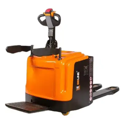 Тележка электрическая самоходная c платформой, 2000 кг, АКБ свинцово - кислотная, SIBLINE наличный и безналичный расчет