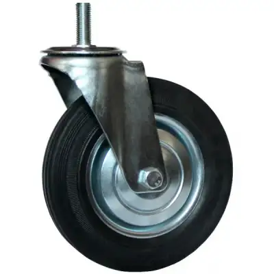 Колесо промышленное поворотное с болтом М12 125 мм - SCt 55 наличный и безналичный расчет