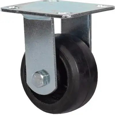 Колесо большегрузное неповоротное обрезиненное 100 мм - FCd 46 наличный и безналичный расчет